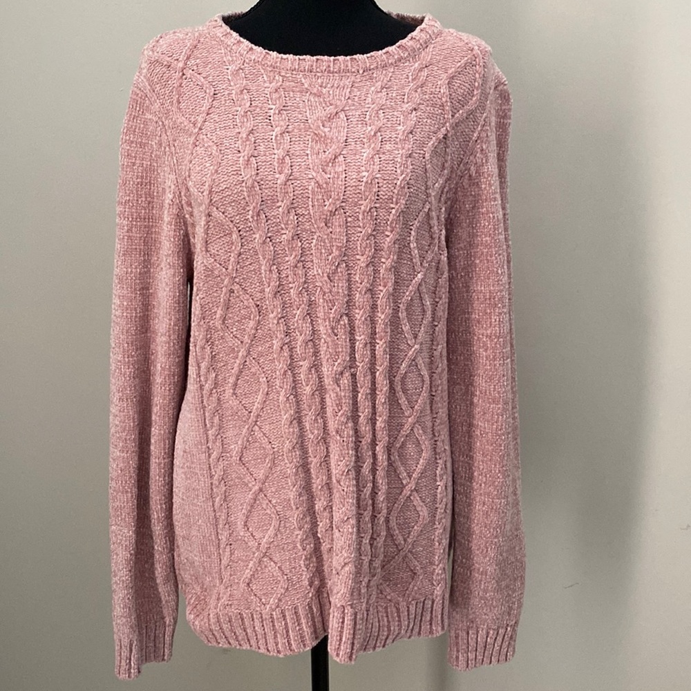 Karen Scott Knit Sweater. Size Large.